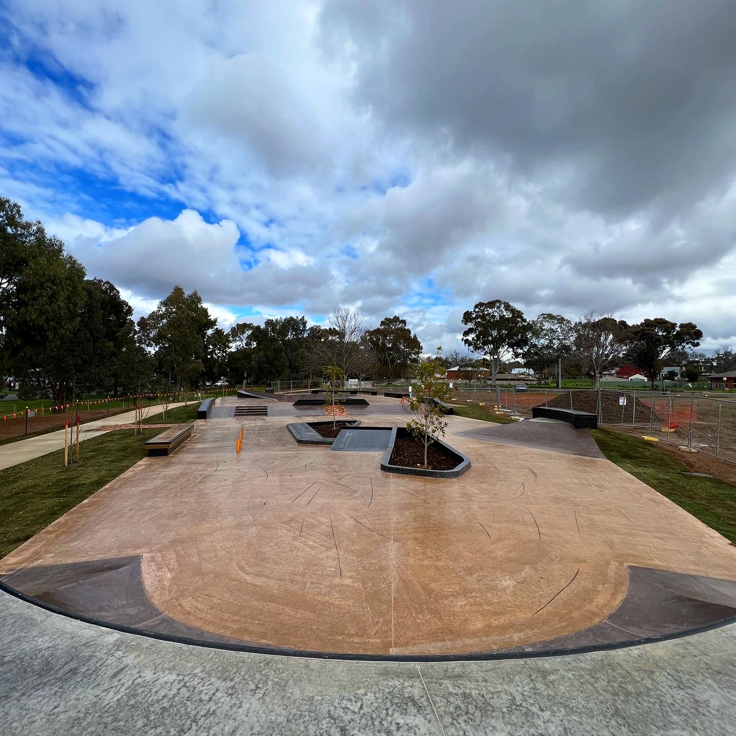 Ewing park skatepark Trucks and Fins